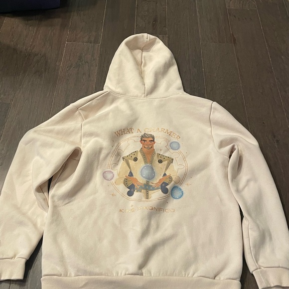 Disney Wish-King Magnifico  Zip Hoodie for Adults Xl beige - Picture 6 of 8